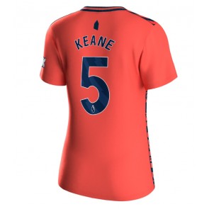 Everton Michael Keane #5 Udebanetrøje Dame 2023-24 Kort ærmer